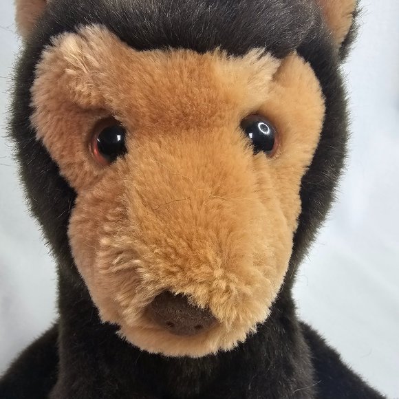 R. Dakin Brown Bear Plush Stuffed Animal Sitting Tan Face Vintage 1984 10" - Picture 2 of 9